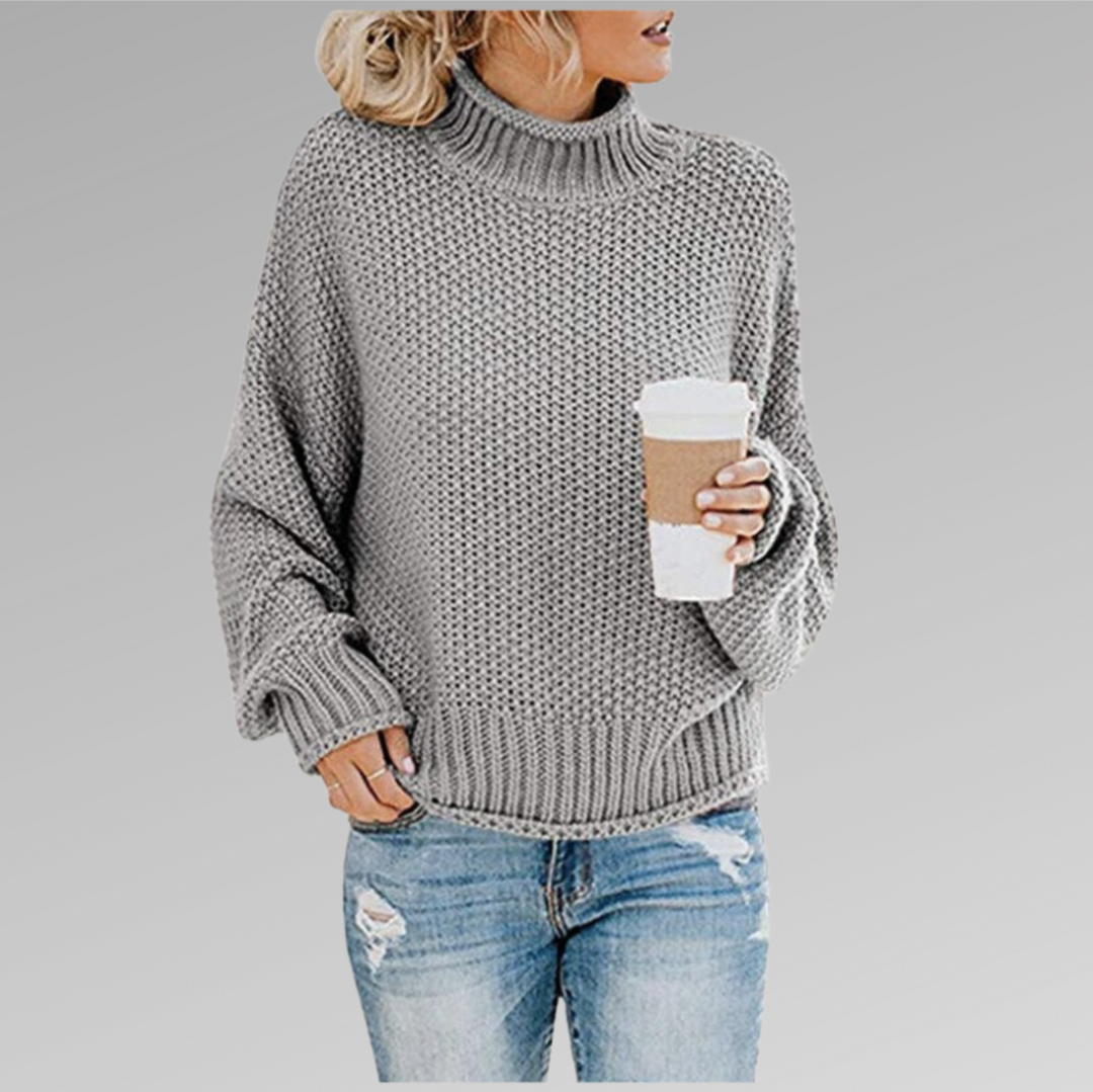 Womens Warm Knit Sweater Comfortable Fit
