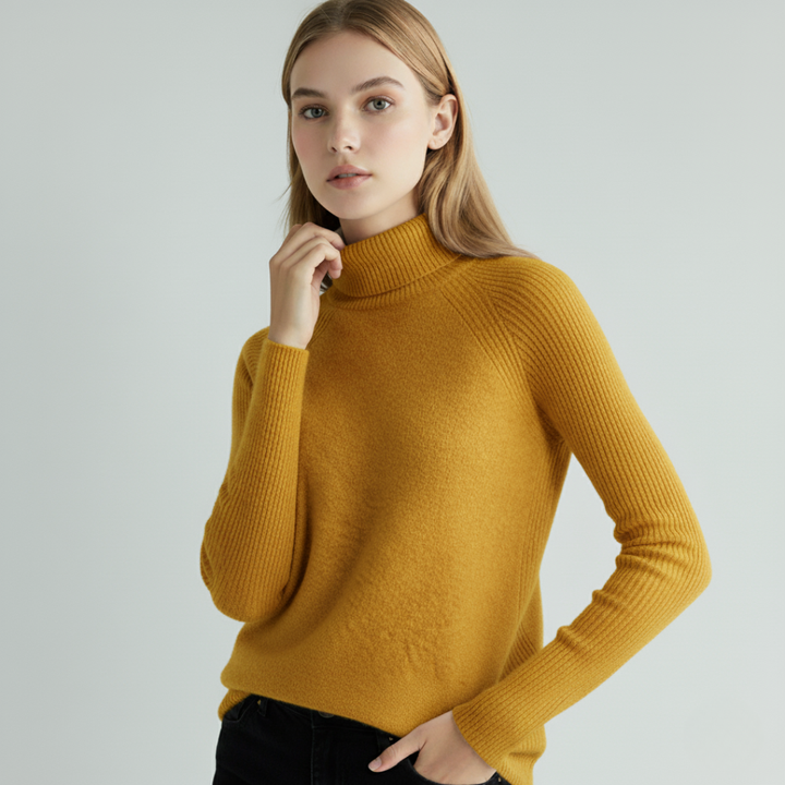 Womens Wool Knit Sweater Soft Warm Fit - BritishMode