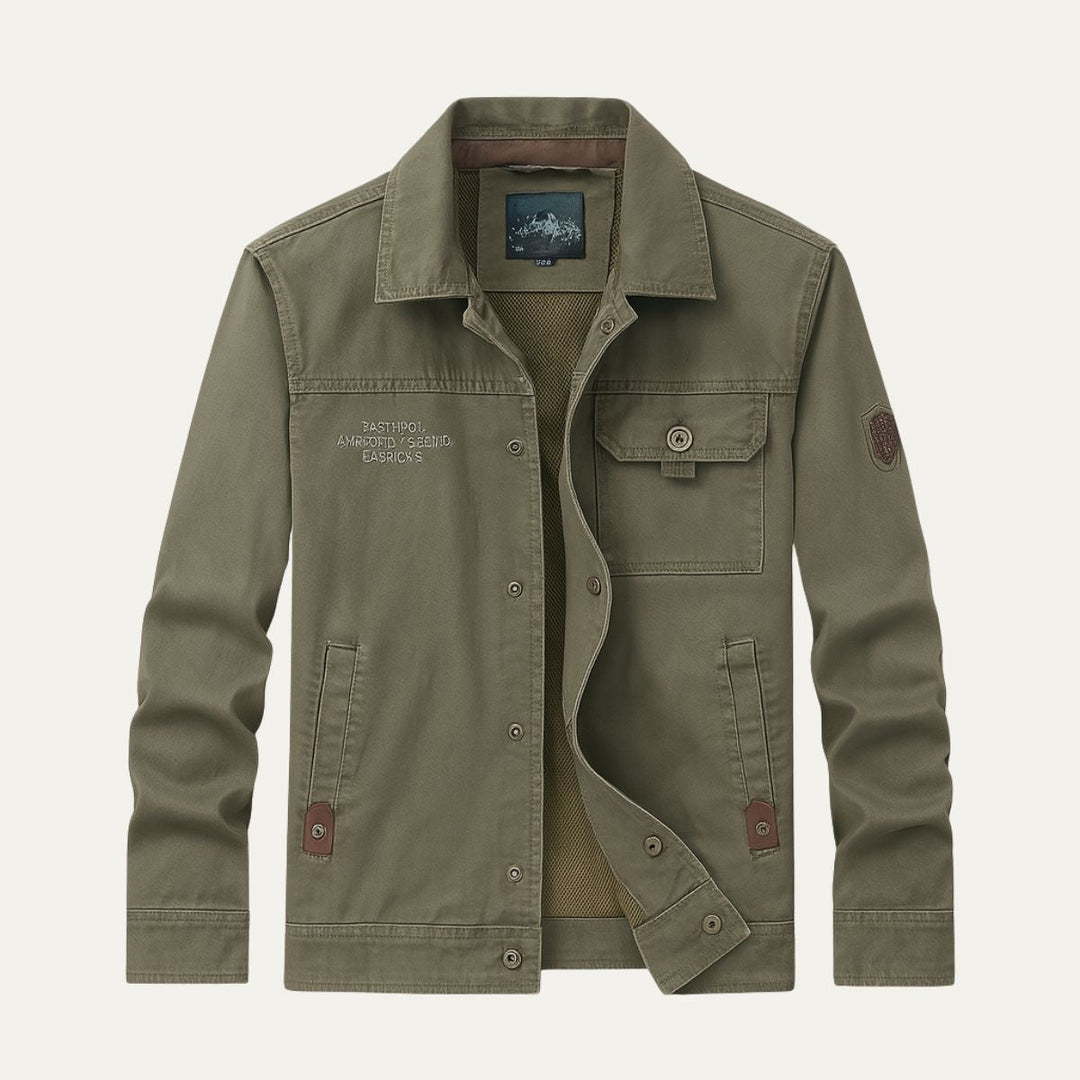 Mens Tactical Cargo Jacket Durable Explorer Style