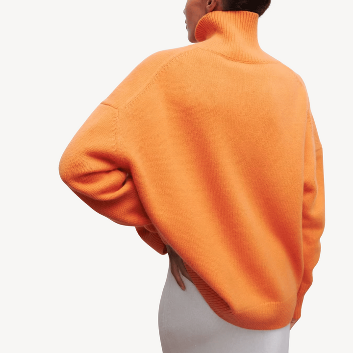 Unisex Turtleneck Sweater Knit Slim Fit
