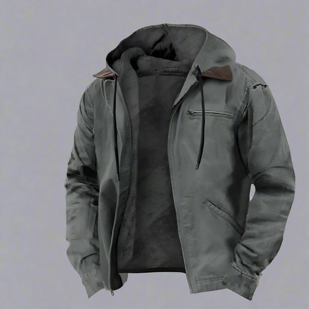 Mens Hooded Jacket Classic Fit