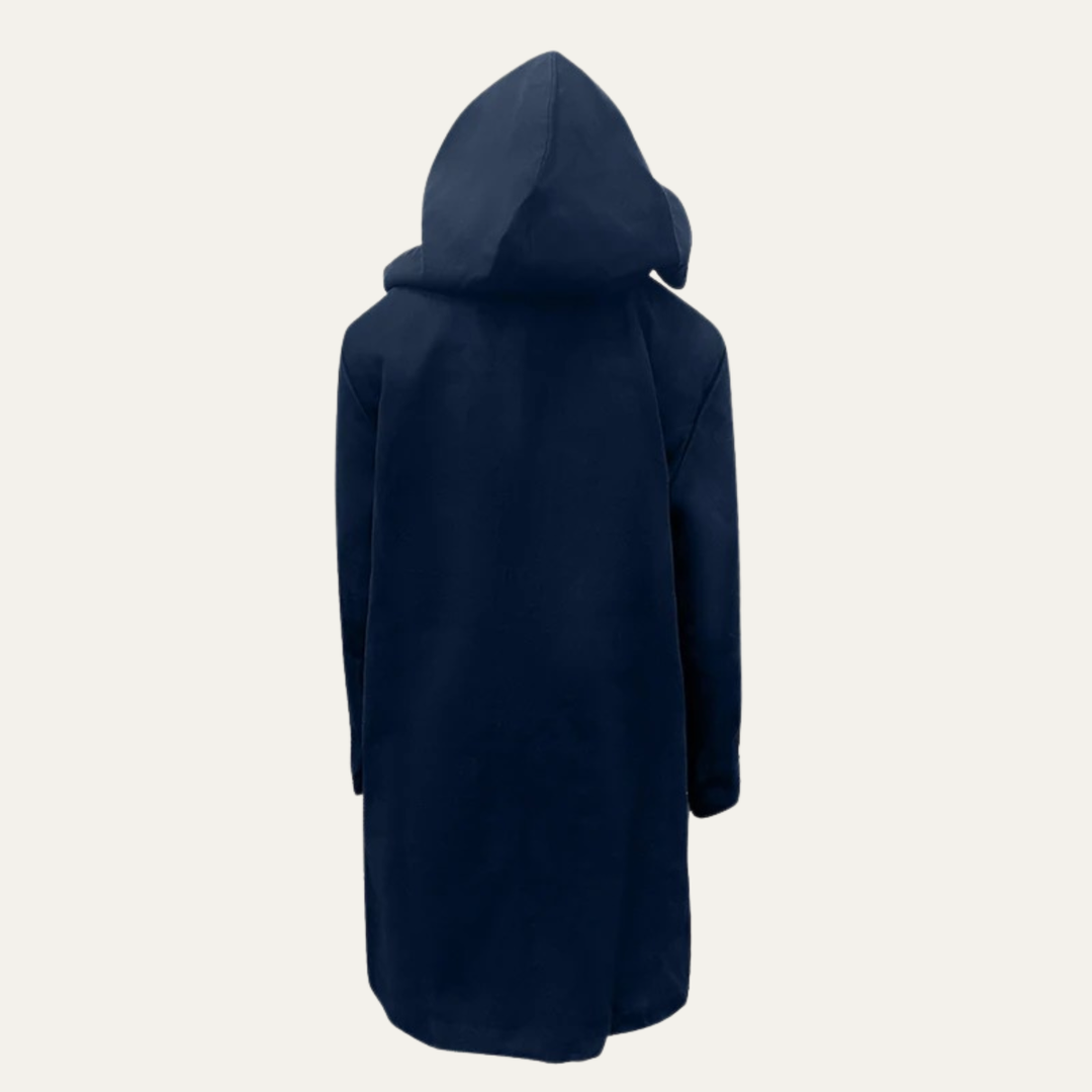 Mens Wool Duffle Coat Warm Winter Fit