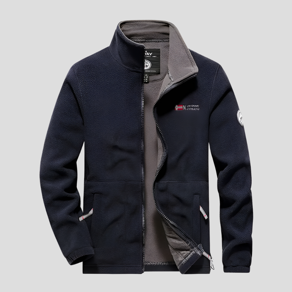 Mens Fleece Jacket Casual Outdoor Fit