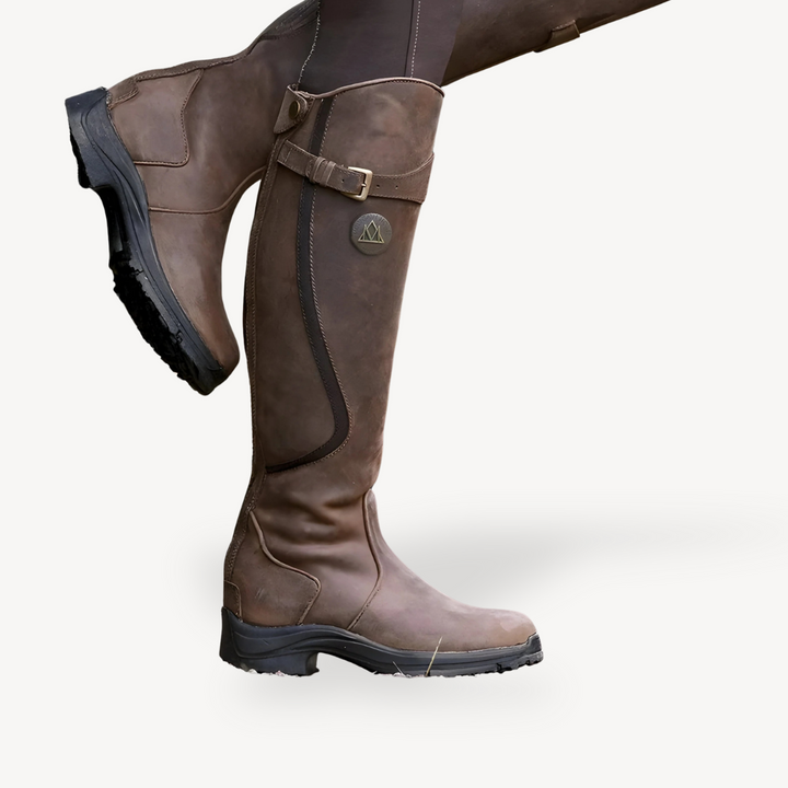 Womens Orthopedic Riding Boots PU Leather