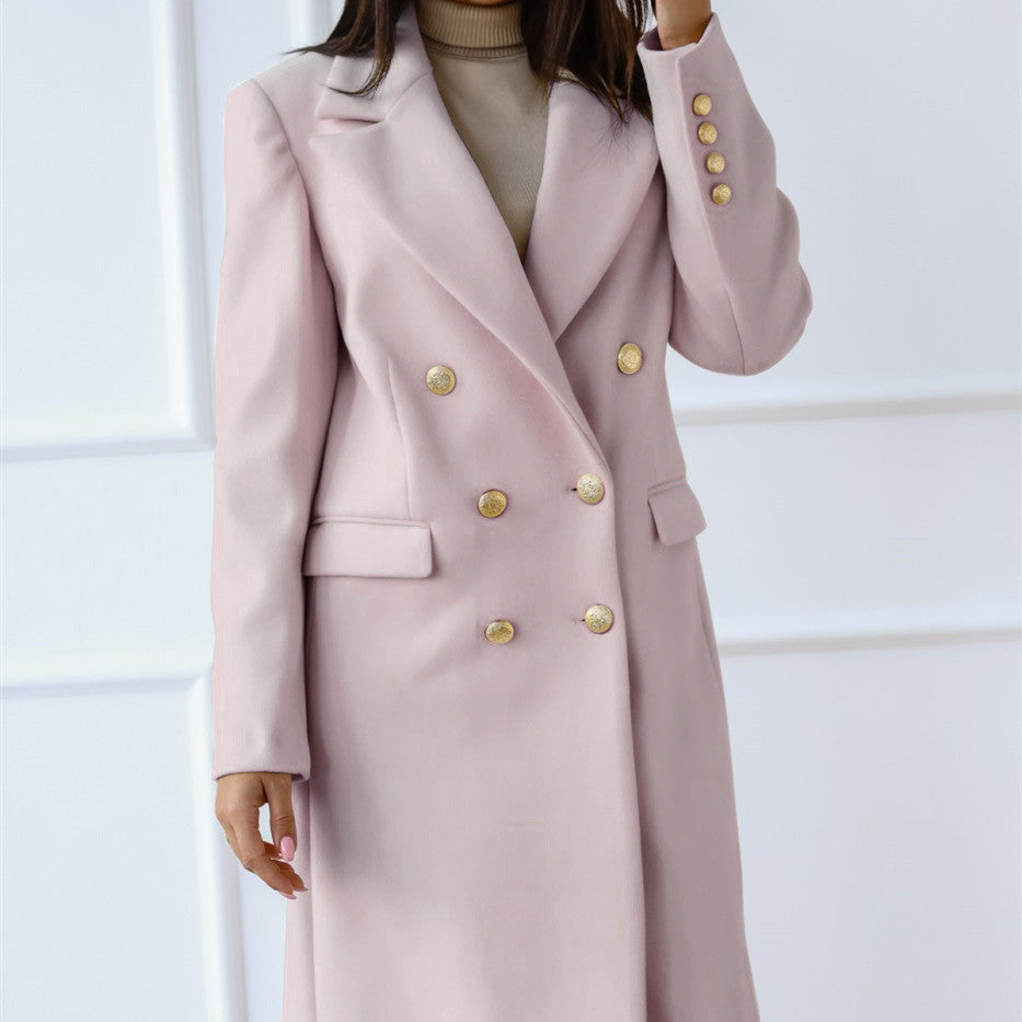 Womens Long Down Coat Classic Fit - BritishMode