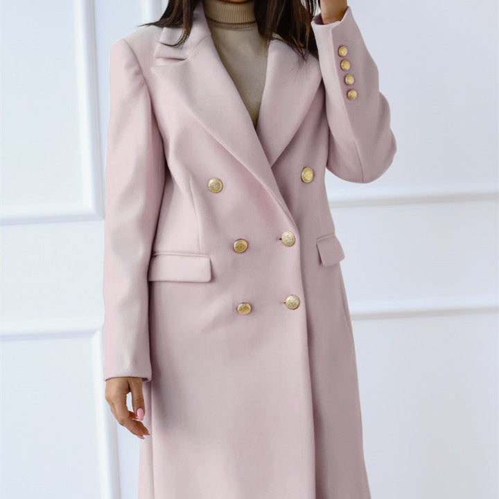 Womens Long Down Coat Classic Fit - BritishMode