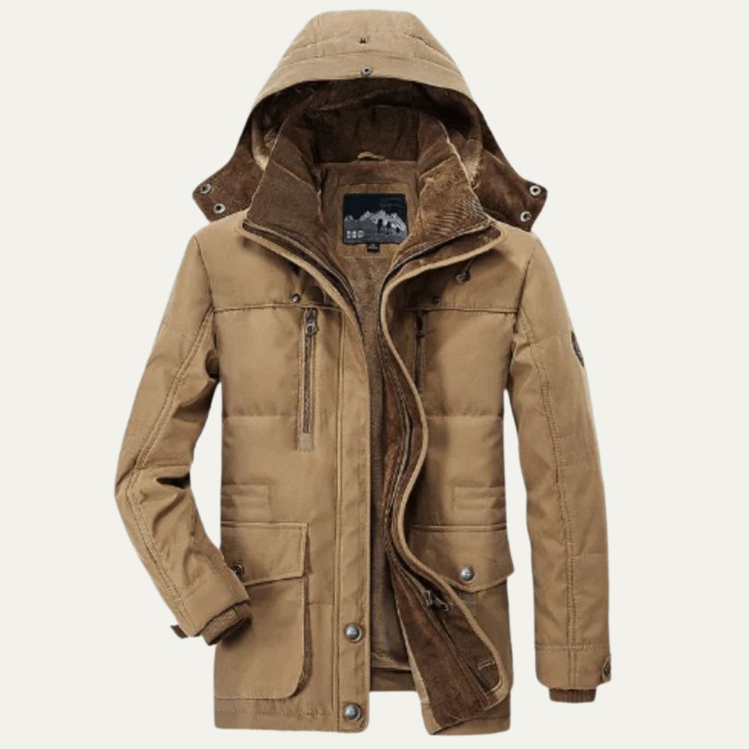 Unisex Winter Jacket Thermal Insulated with Deep Pockets