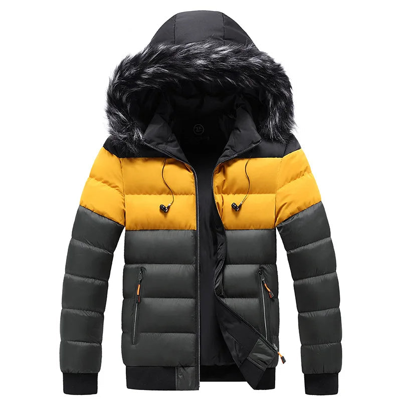 Womens Faux Fur Hooded Winter Jacket Insulated Warm Fit