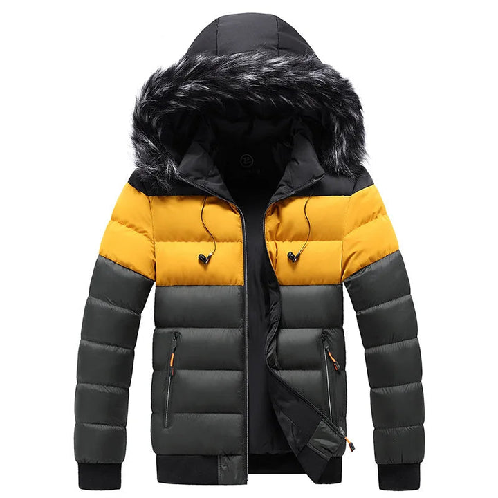 Womens Faux Fur Hooded Winter Jacket Insulated Warm Fit