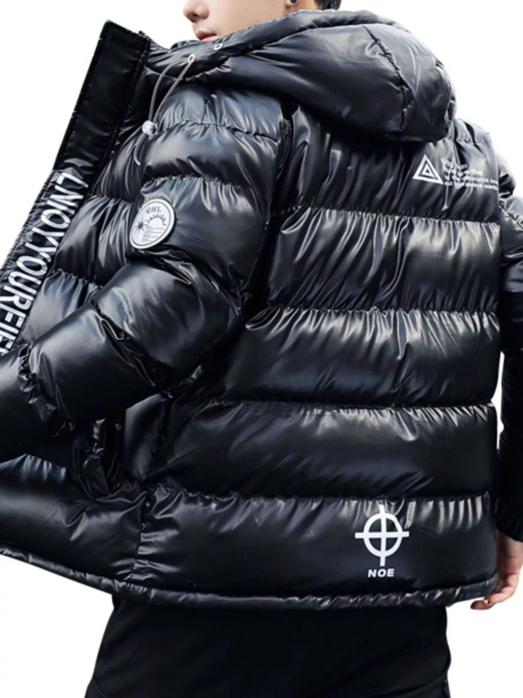 Mens Insulated Puffer Coat Big and Tall Fit