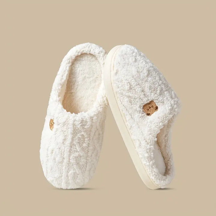 Womens Plush Slippers Soft Comfortable