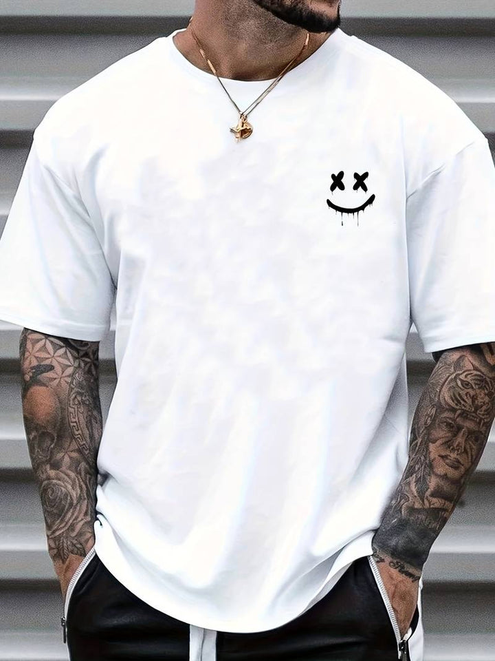 Unisex Crew Neck T-Shirt Cotton Graphic Print