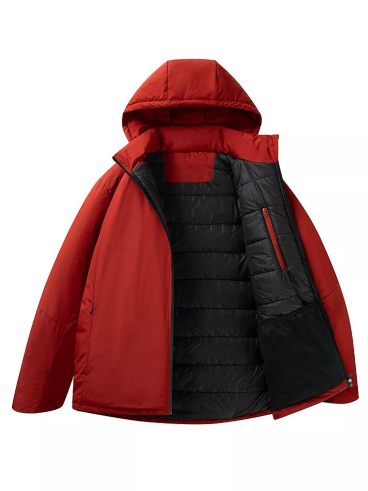 Mens Insulated Hoodie Coat Heavyweight Warm Fit - BritishMode