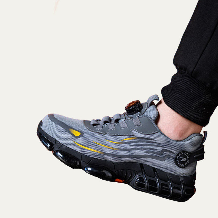 Mens Mesh Sneakers with Rotary Lacing System