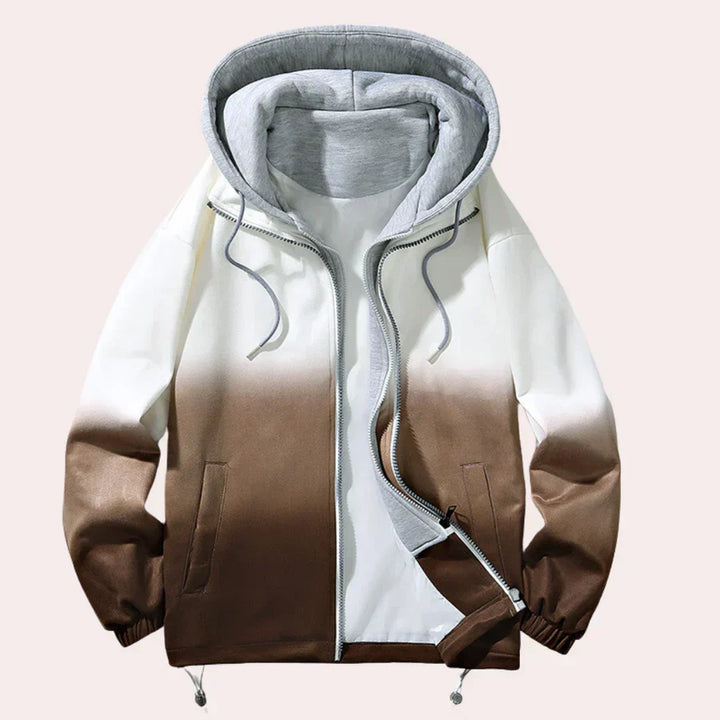 Mens Hooded Jacket Lightweight Contemporary Fit