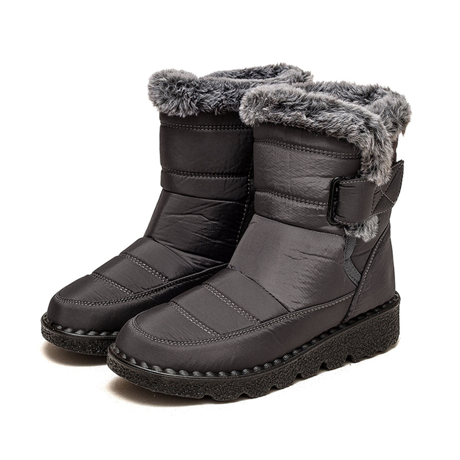 Womens Snow Boots Faux Fur Lining Warm - BritishMode