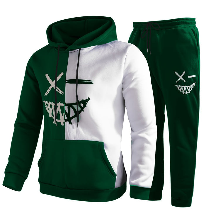 Unisex Hoodie and Sweatpants Set Cotton Relaxed Fit