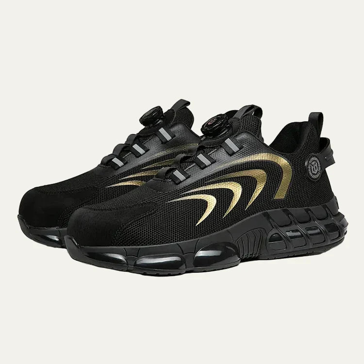 Mens Mesh Sneakers with Rotary Lacing System