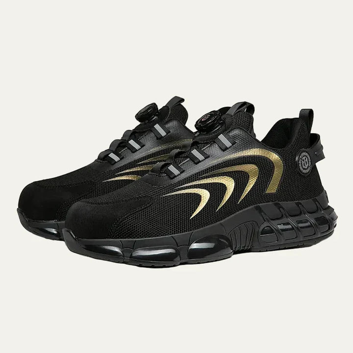 Mens Mesh Sneakers with Rotary Lacing System