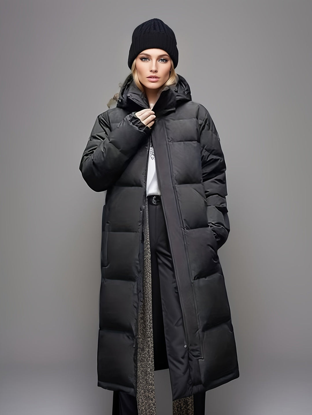 Womens Down Parka Warm Insulated Winter Coat - BritishMode