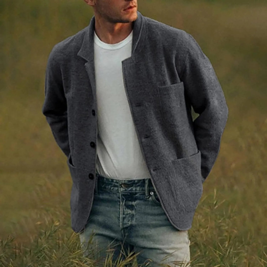 Mens Blazer with Pockets Regular Fit