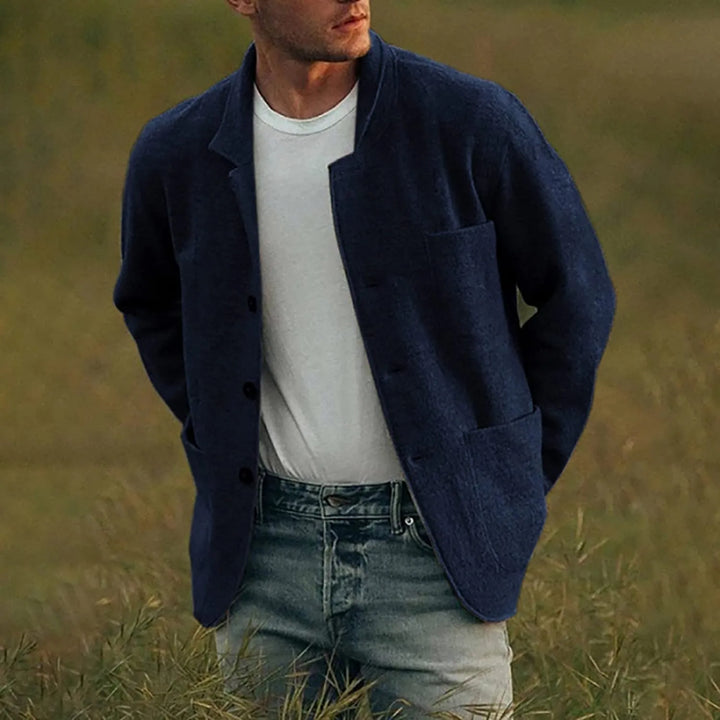 Mens Blazer with Pockets Regular Fit