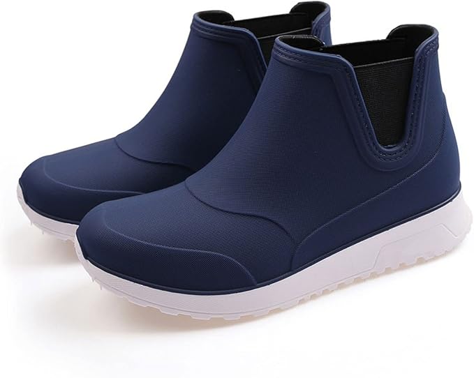 Unisex Waterproof Ankle Boots Slip-On