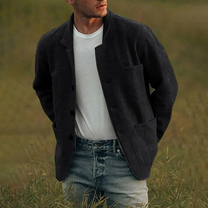 Mens Blazer with Pockets Regular Fit