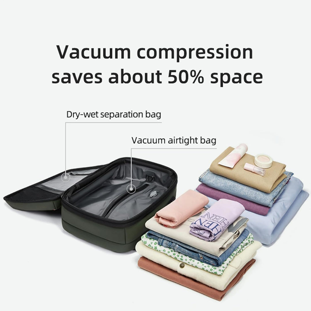 Unisex Travel Backpack Waterproof Expandable Vacuum Compression