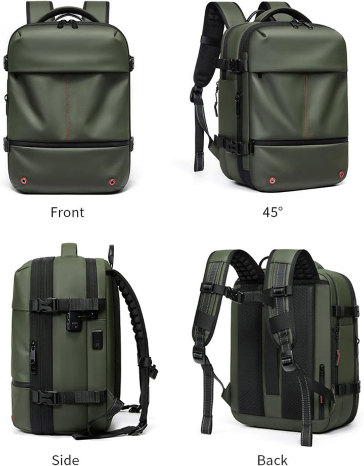 Unisex Travel Backpack Waterproof Expandable Vacuum Compression
