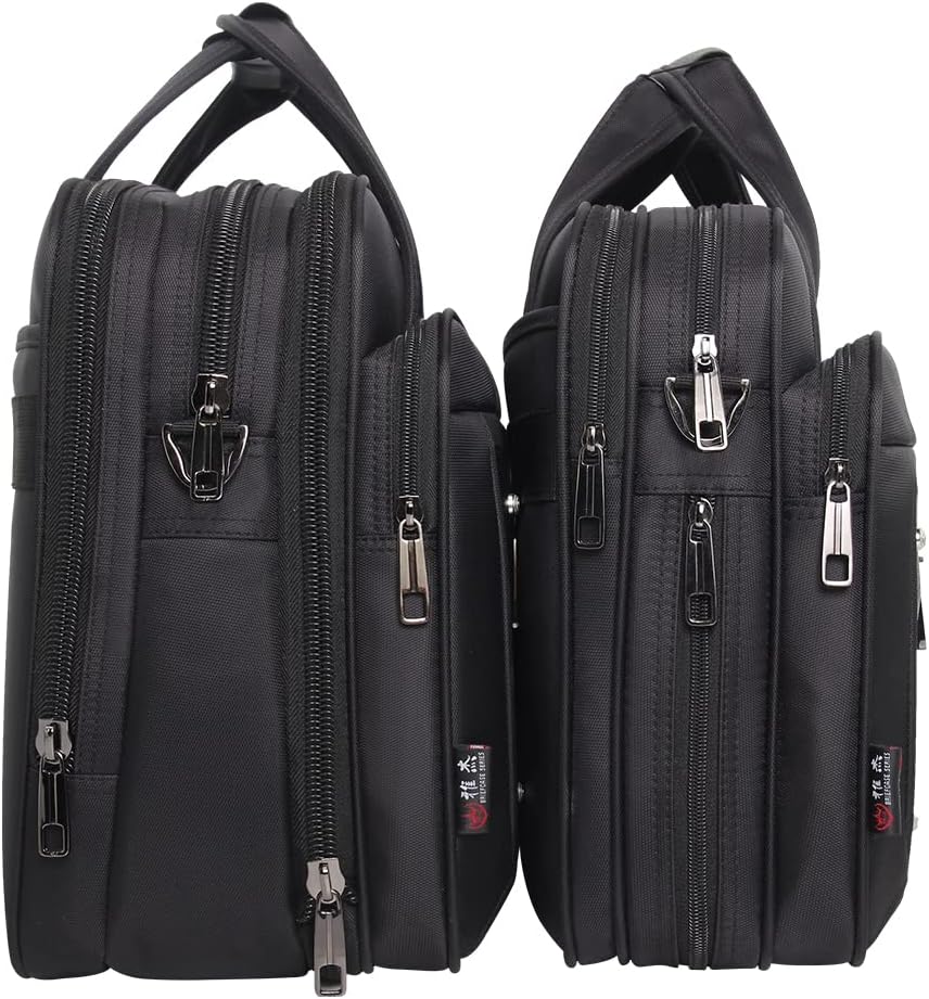 Mens Canvas Laptop Tote Bag Business Style