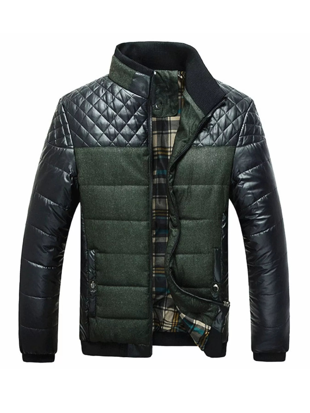 Mens Insulated Puffer Coat Big and Tall Fit - BritishMode