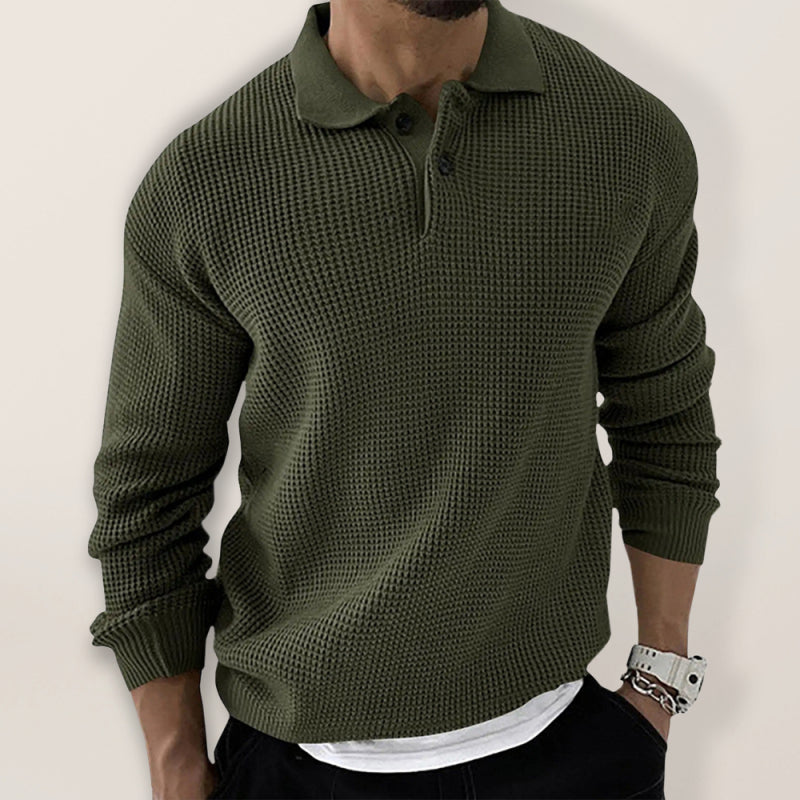 Mens Crew Neck Sweater Slim Fit Cotton - BritishMode