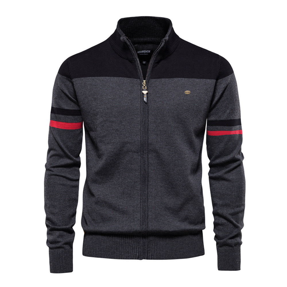 Mens Knitted Cardigan Sweater Classic Fit - BritishMode