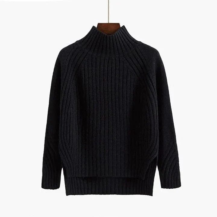 Unisex Crew Neck Sweater Classic Fit Wool Blend