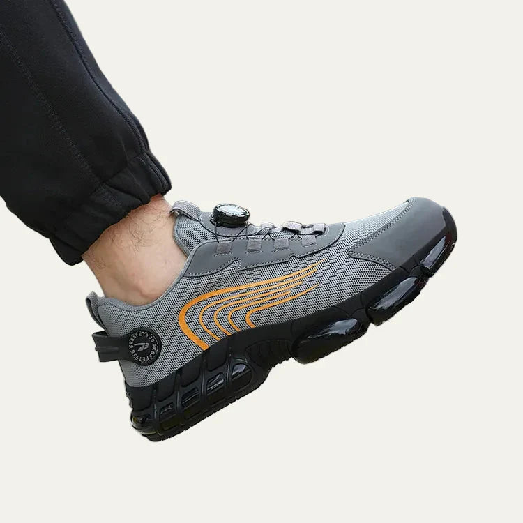 Mens Mesh Sneakers with Rotary Lacing System