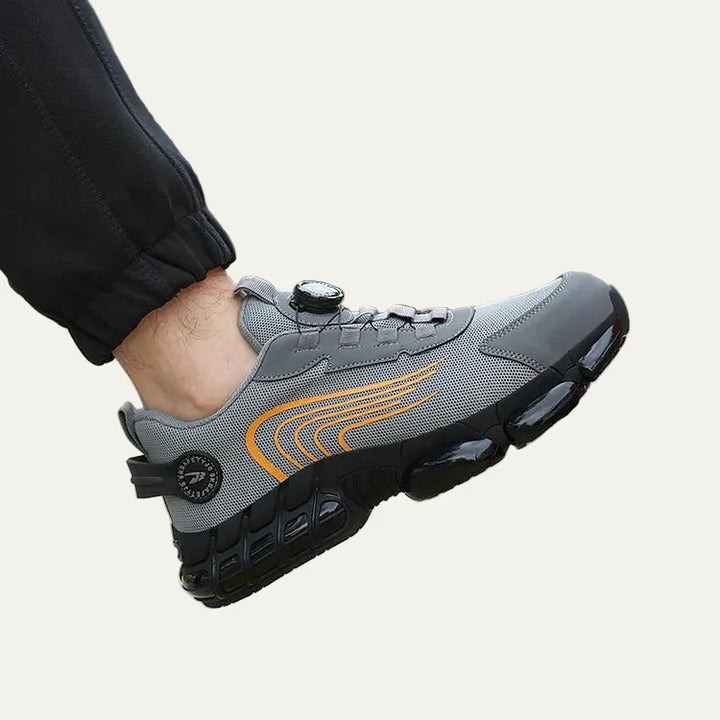 Mens Mesh Sneakers with Rotary Lacing System