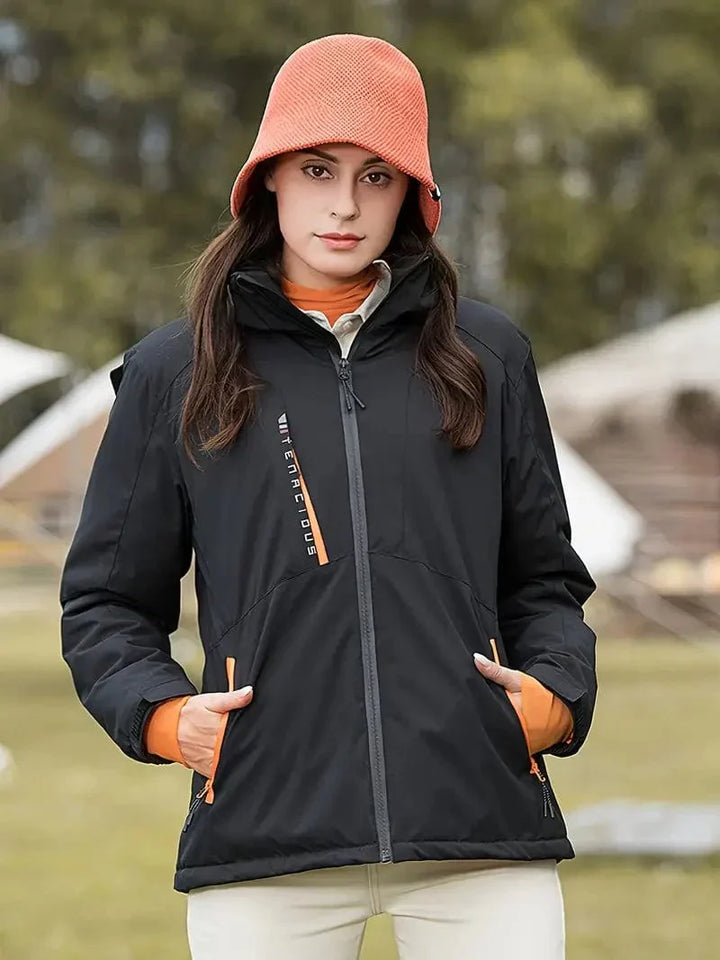 Womens Puffer Coat Insulated Warm Fit