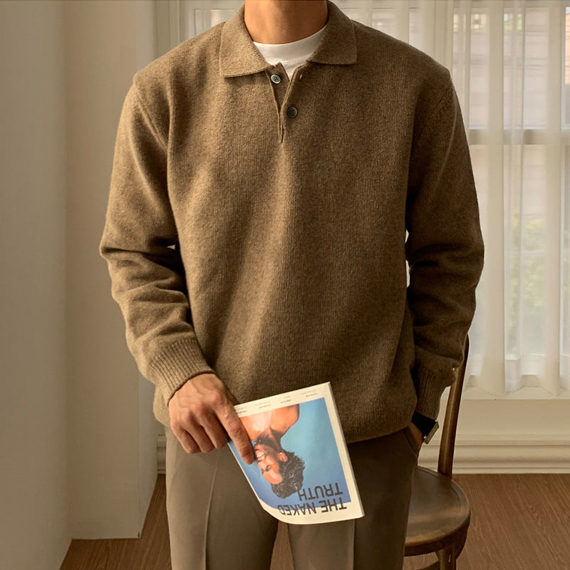 Mens Crew Neck Sweater Classic Fit