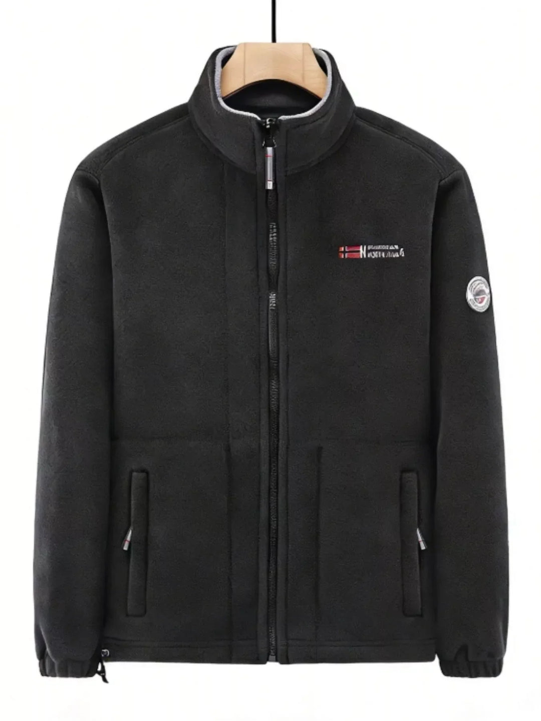 Mens Fleece Zip-Up Jacket Big and Tall Fit