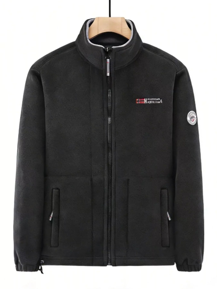 Mens Fleece Zip-Up Jacket Big and Tall Fit