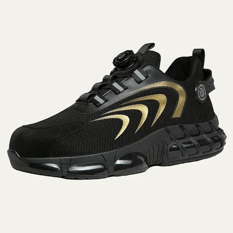 Mens Mesh Sneakers with Rotary Lacing System