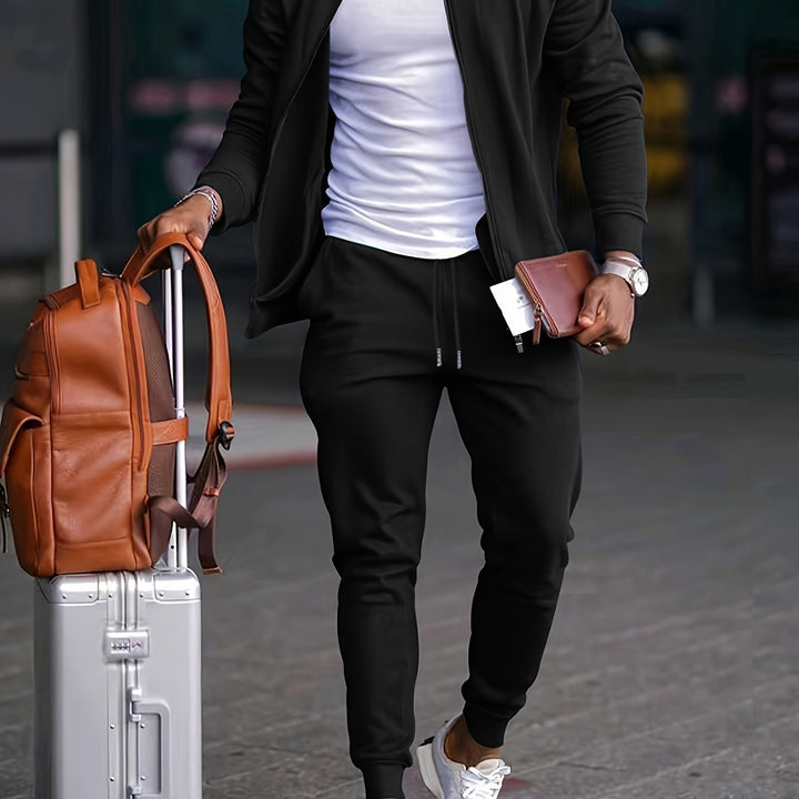 Mens Suit Set Classic Fit Tailored Style