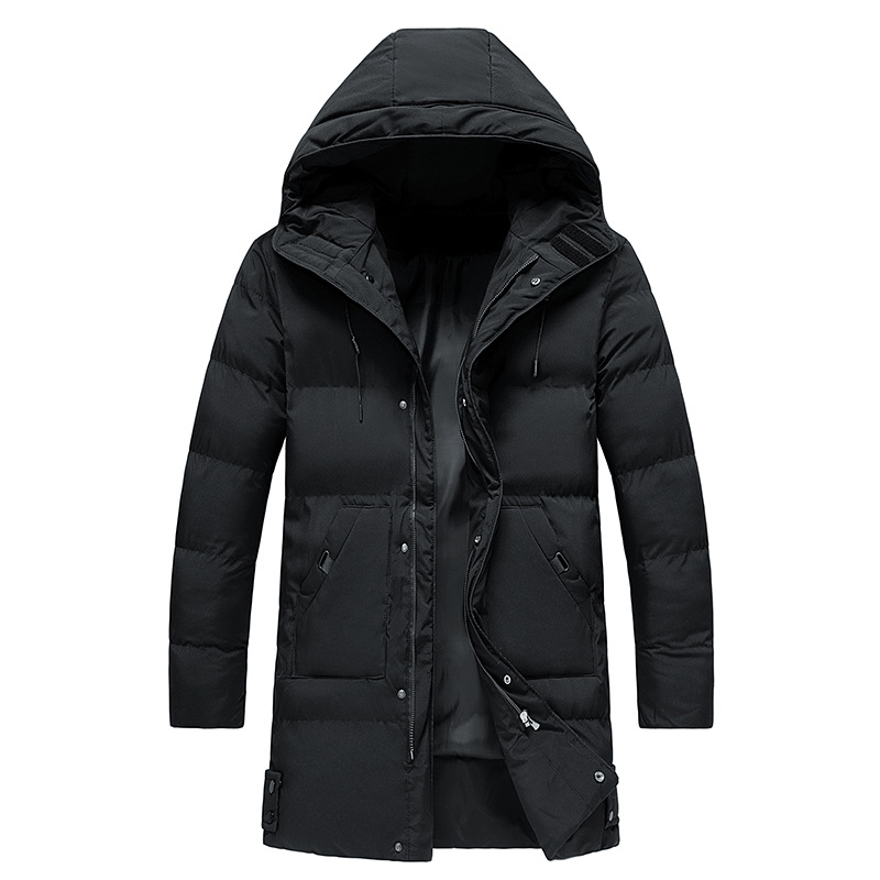 Mens Long Winter Coat Elegant Fit