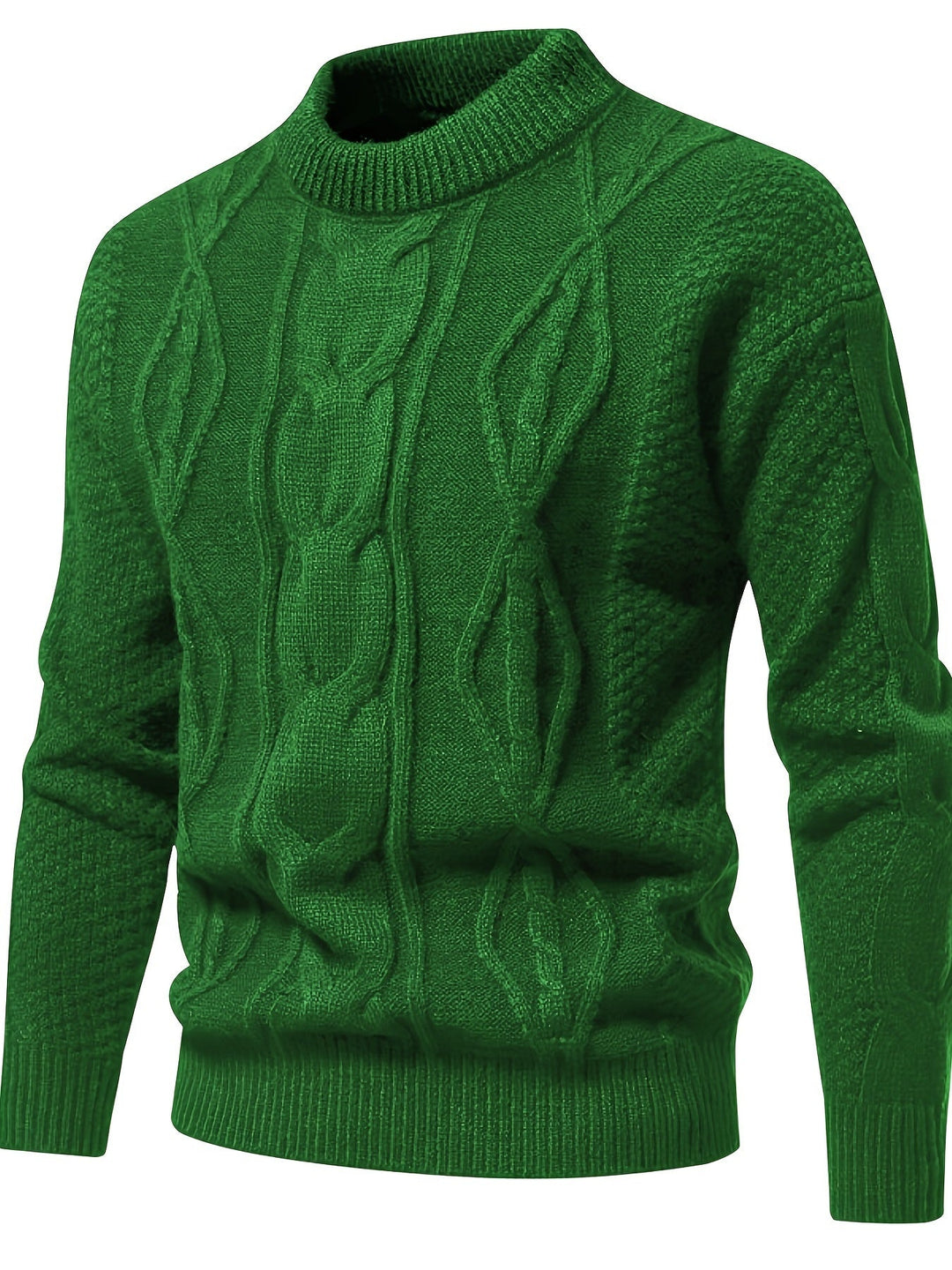 Mens Knit Sweater Vintage Style Regular Fit