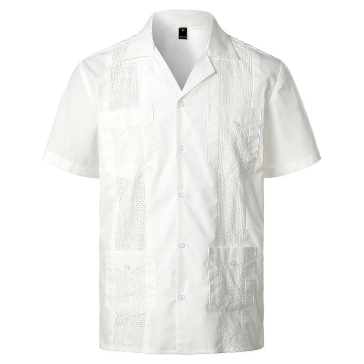 Mens Short Sleeve Shirt Cotton Classic Fit