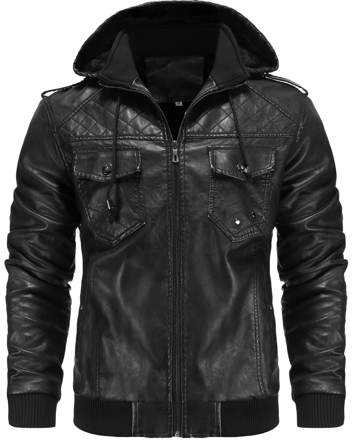 Mens Bomber Coat Waterproof Hooded - BritishMode