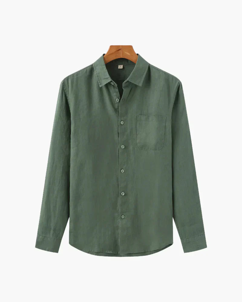 Mens Casual Cotton Shirt Classic Fit