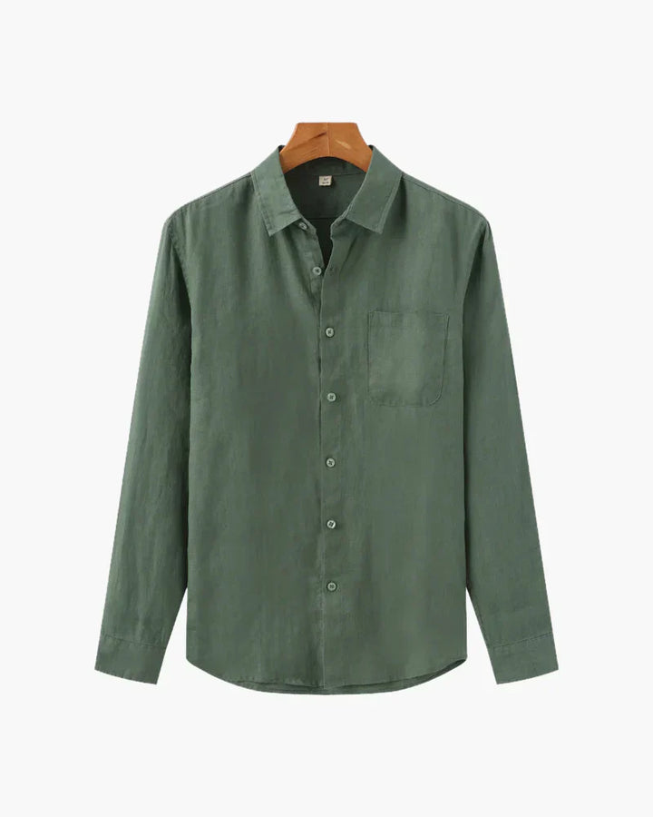 Mens Casual Cotton Shirt Classic Fit
