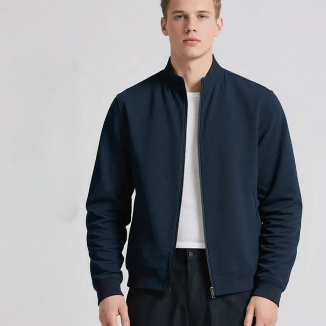Mens Bomber Jacket Lightweight Stylish Fit
